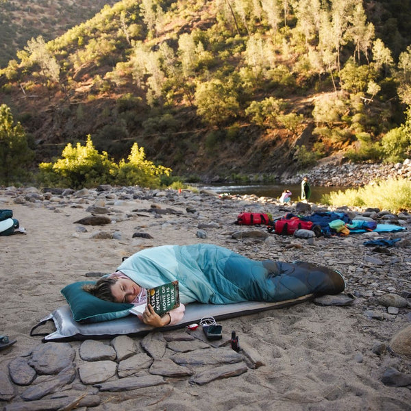 Rumpl Wrap Sack 20° Sleeping Bag - Cascade Fade The Wrap Sack 20° Sleeping Bag - Cascade Fade | Rumpl  Wrap Sack