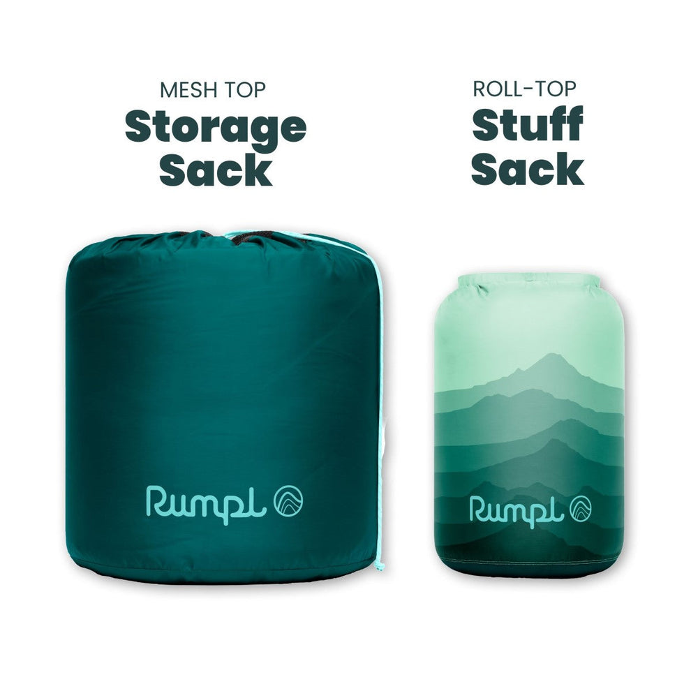 Rumpl Wrap Sack 20° Sleeping Bag - Cascade Fade The Wrap Sack 20° Sleeping Bag - Cascade Fade | Rumpl  Wrap Sack