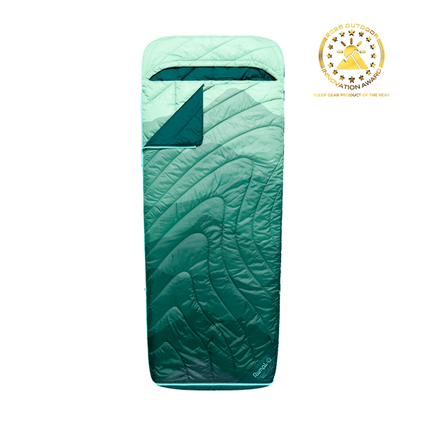 Rumpl Wrap Sack 20° Sleeping Bag - Cascade Fade The Wrap Sack 20° Sleeping Bag - Cascade Fade | Rumpl  Wrap Sack