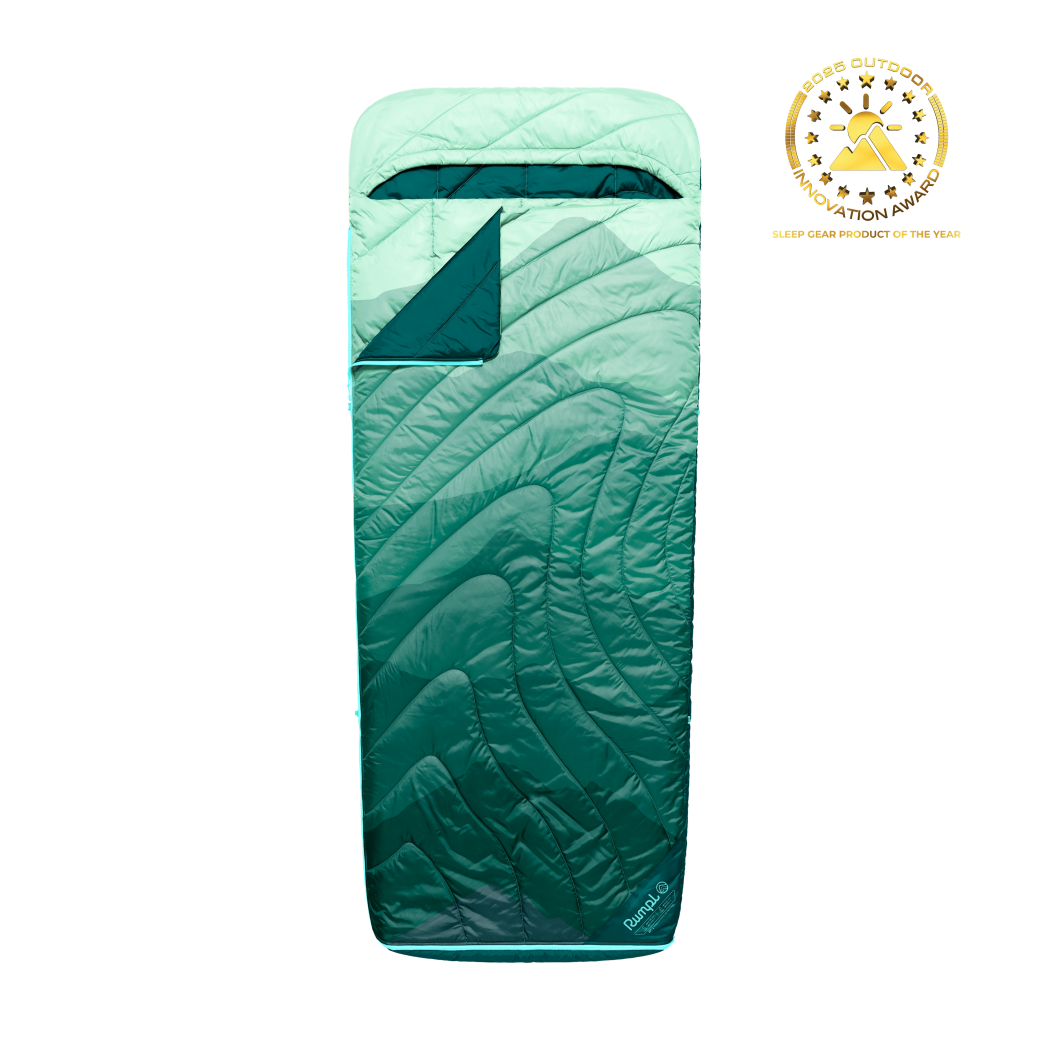 Rumpl Wrap Sack 20° Sleeping Bag - Cascade Fade The Wrap Sack 20° Sleeping Bag - Cascade Fade | Rumpl  Wrap Sack