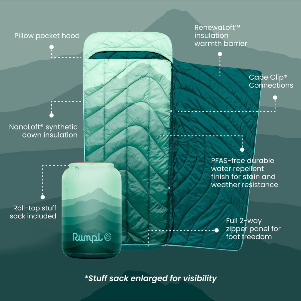 Wrap Sack 20° Sleeping Bag - Cascade Fade