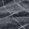 Sherpa Fleece Blanket - Window Pane Slate