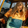Original Puffy Poncho - Newport Colorblock