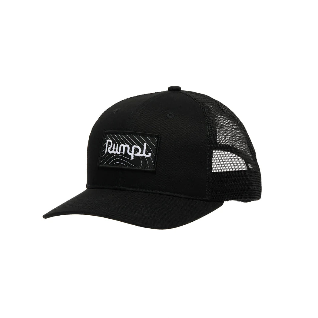 Trucker Hat - Black Logo Mesh