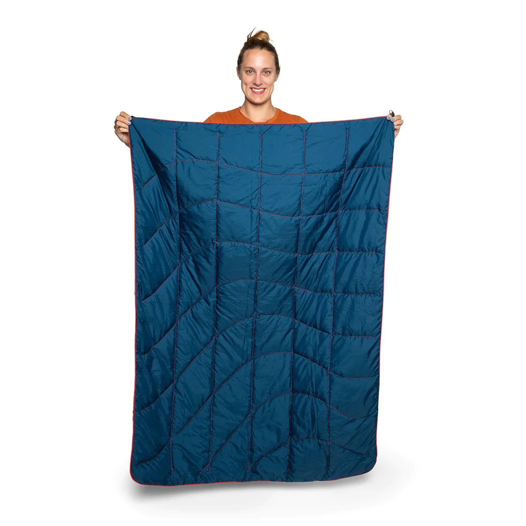 NanoLoft Travel Blanket Deepwater Airplane Blanket Rumpl Rumpl Canada